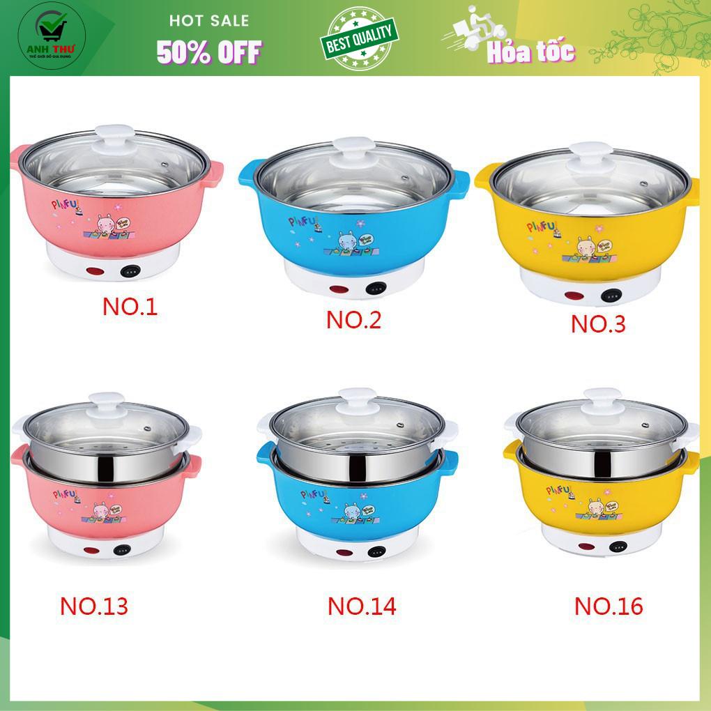 Nồi lẩu mini đa năng size 28cm - Nồi lẩu điện COOKING POT chiên, xào, nấu mỳ, nấu lẩu