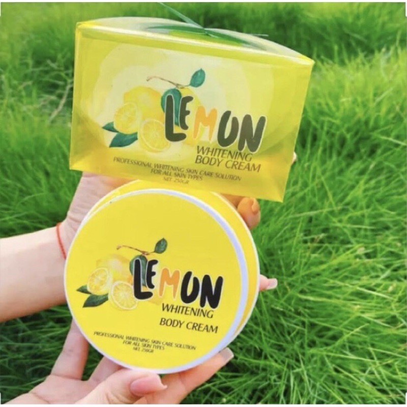 Kem body Lemon chanh trắng da cao cấp