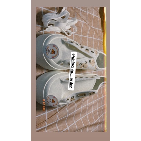 🎀 N09  Giày sneaker thể thao đi học đi chơi đế bằng form conv ulzzang hình con gấu Bò Sữa cute