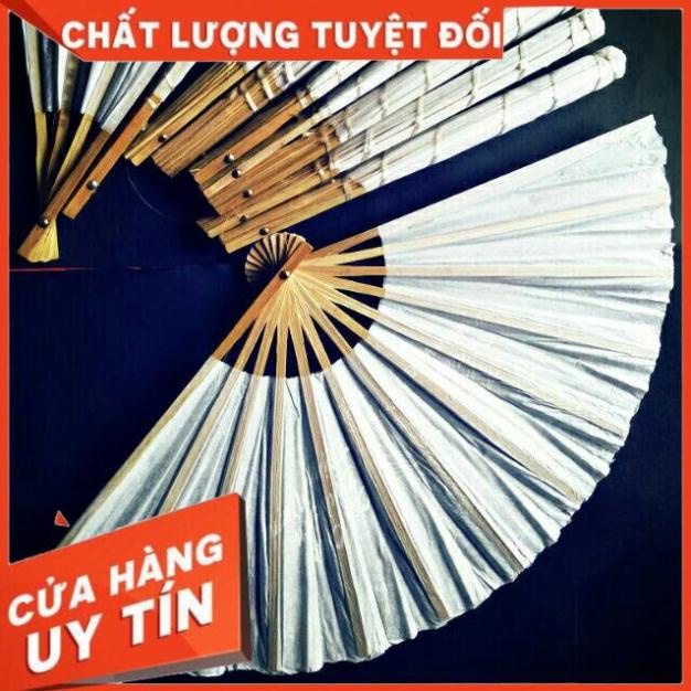 Bộ 10 quạt giấy màu trắng cho bé sáng tạo