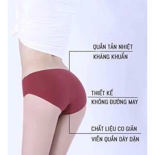 Hộp 5 quần lót muji kháng khuẩn cotton ko đường may 20