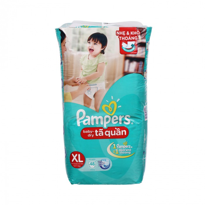 Tã Quần/ Bỉm Quần Pampers XXL44 - XL 48 Miếng