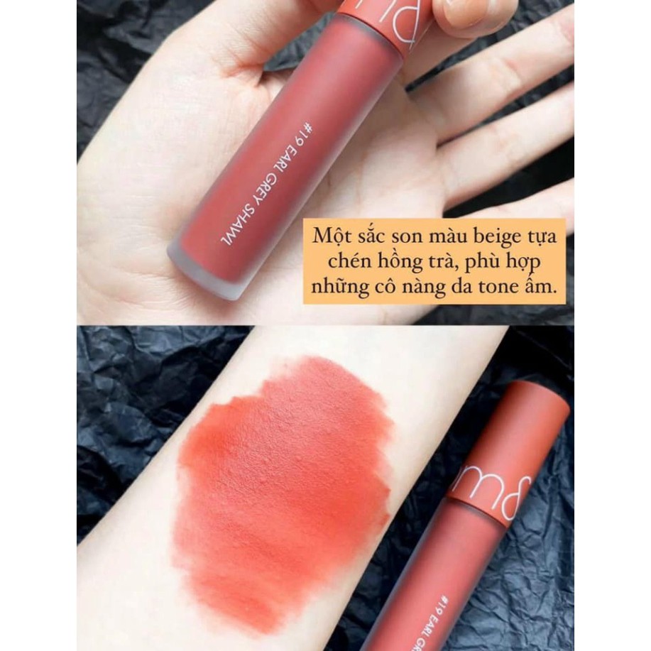 SON ROMAND ZERO VELVET TINT MẪU MỚI 2020 (MÀU 18.19.20.21)