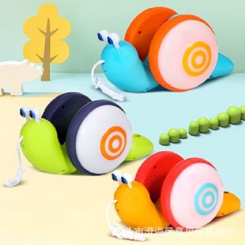 Đồ Chơi Ốc Sên TURBO Có Dây Kéo Có Nhạc Và Có Đèn Cho Bé Yêu