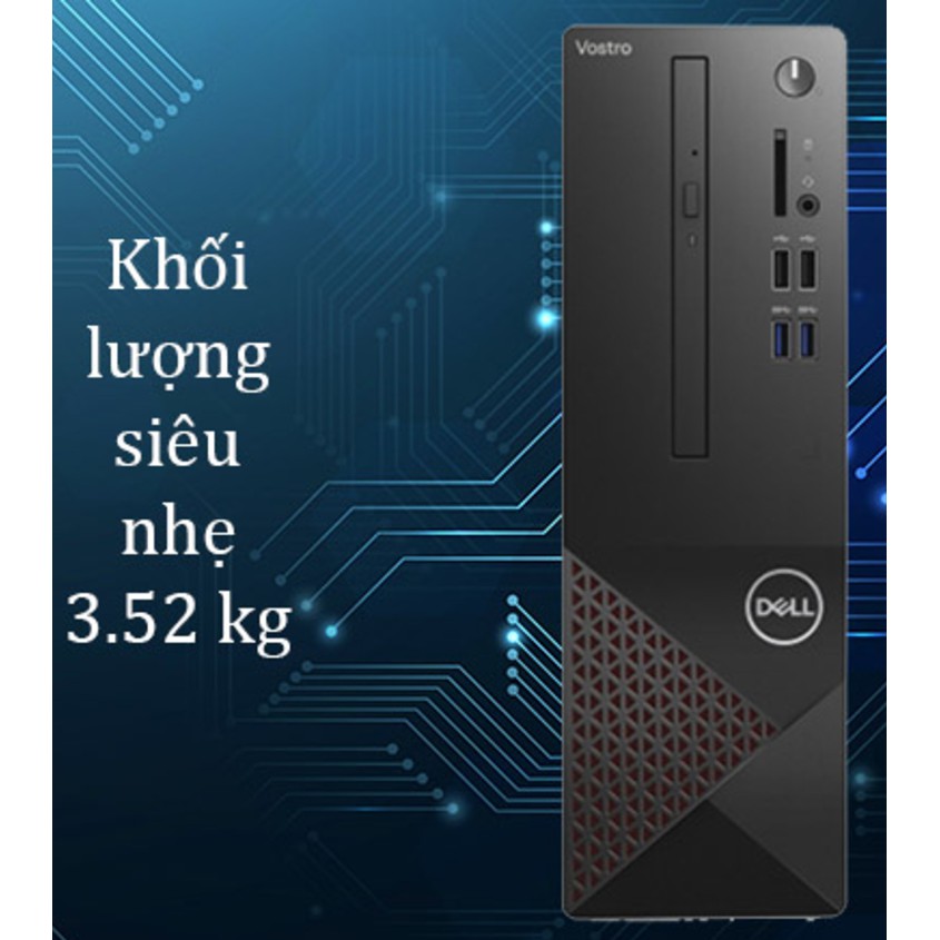 Máy tính để bàn PC DELL Vostro 3681 Small Factor 42VT360001 G6400| 4GB| 1TB| Win10