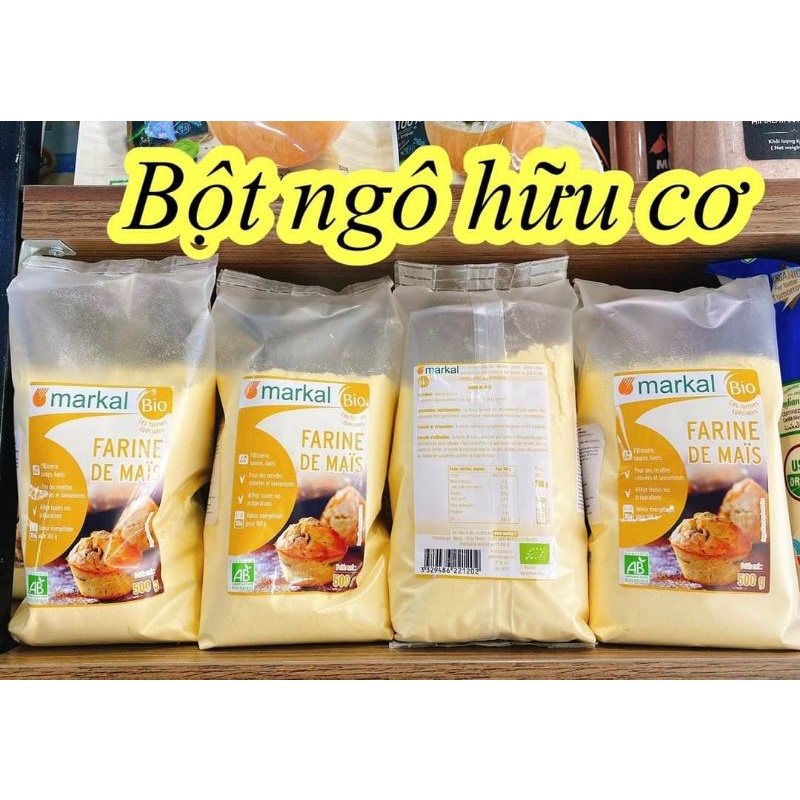 Bột ngô / bột bắp hữu cơ 500g