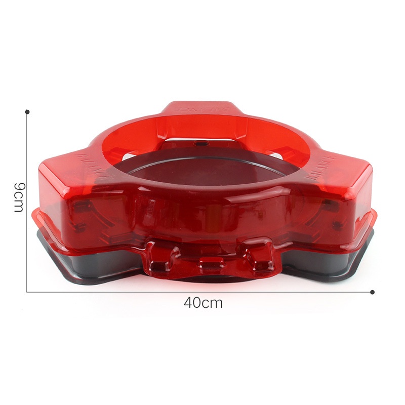 Bộ Đồ Chơi Con Quay Beyblade Màu Đỏ Và Đen
