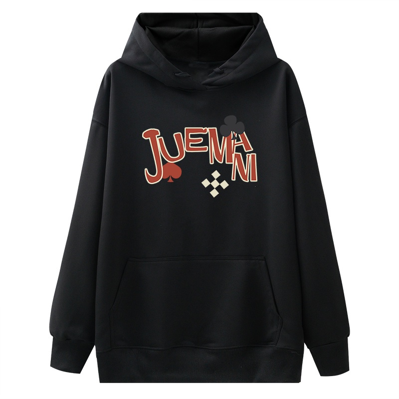 NRVP Áo Khoác Hoodie Tay Dài Dáng Rộng In Họa Tiết Phong Cách Hàn Quốc Dành Cho Nam Nữ