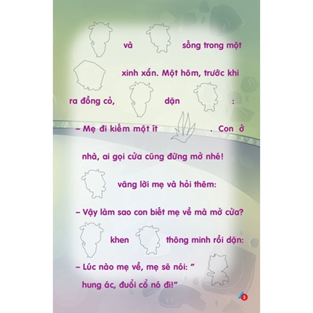 Sách Kể Chuyện Dán Hình 4 - Dê Con Nhanh Trí