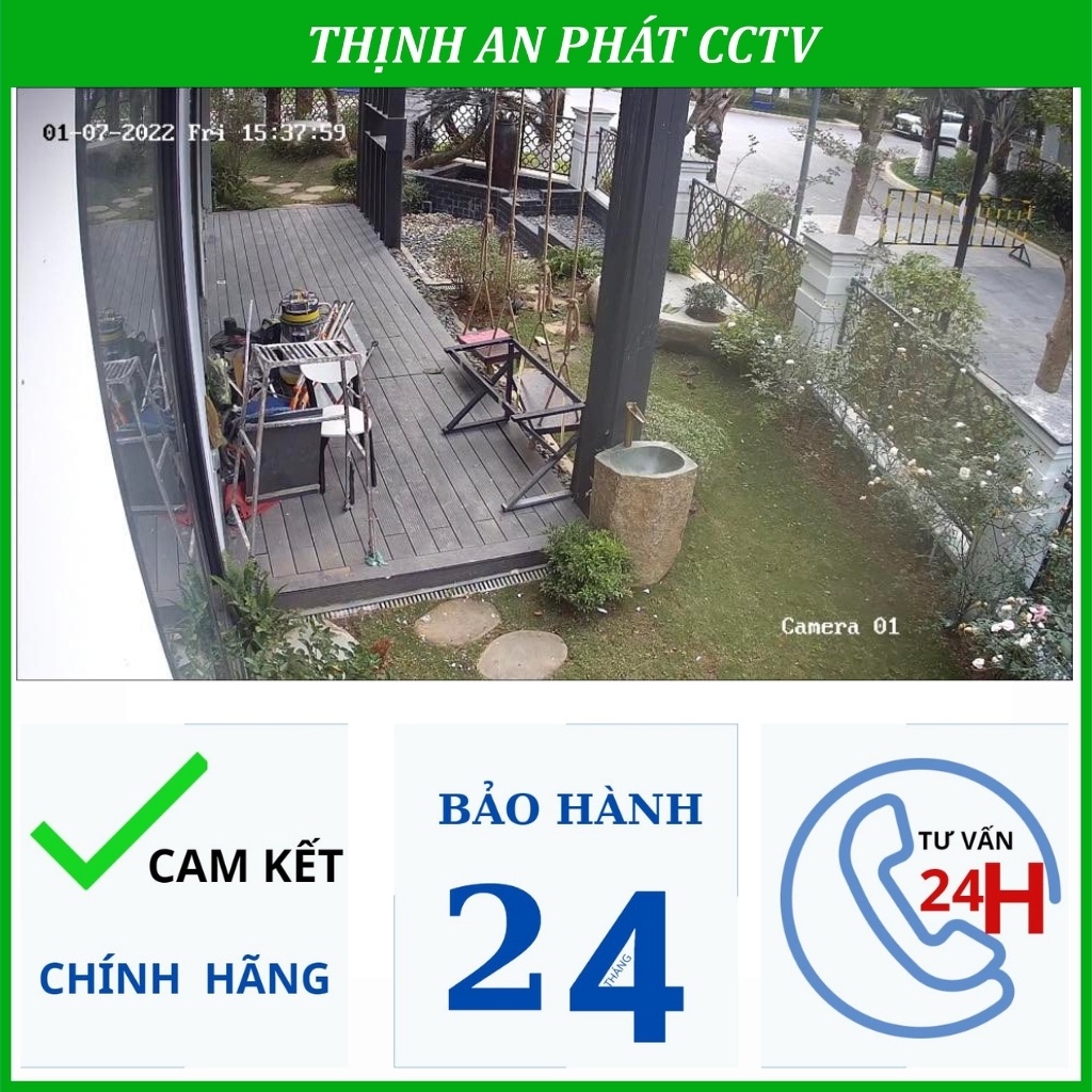 Trọn Bộ Camera Quan Sát Có Màu Ban Đêm Dahua 1/2/3/4 Camera Full HD 1080P-Đầy Đủ Phụ Kiện - BH 24 THÁNG