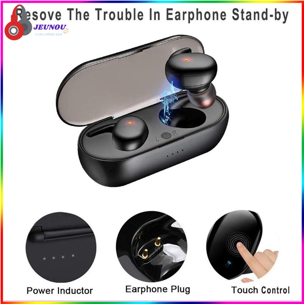 Tai Nghe Không Dây Y30 Tws Kiểu Nhét Tai Kết Nối Bluetooth 5.0 Chống Ồn