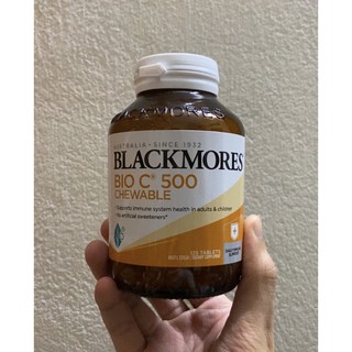 Viên nhai Blackmores Bio C 500mg Úc 125 viên mẫu mới chewable, hỗ trợ tăng cường sức khỏe hệ thống miễn dịch