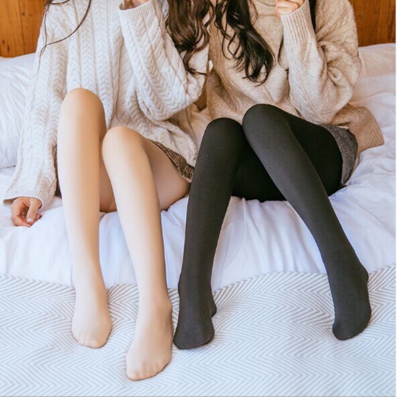 Quần tất lót lông cả bàn hàng QC