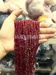 Hạt cườm kết áo 4mm (chùm 10 dây)
