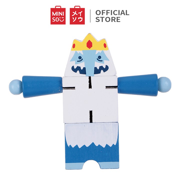 Đồ chơi gỗ xếp hình Miniso Adventure Time - Hàng chính hãng