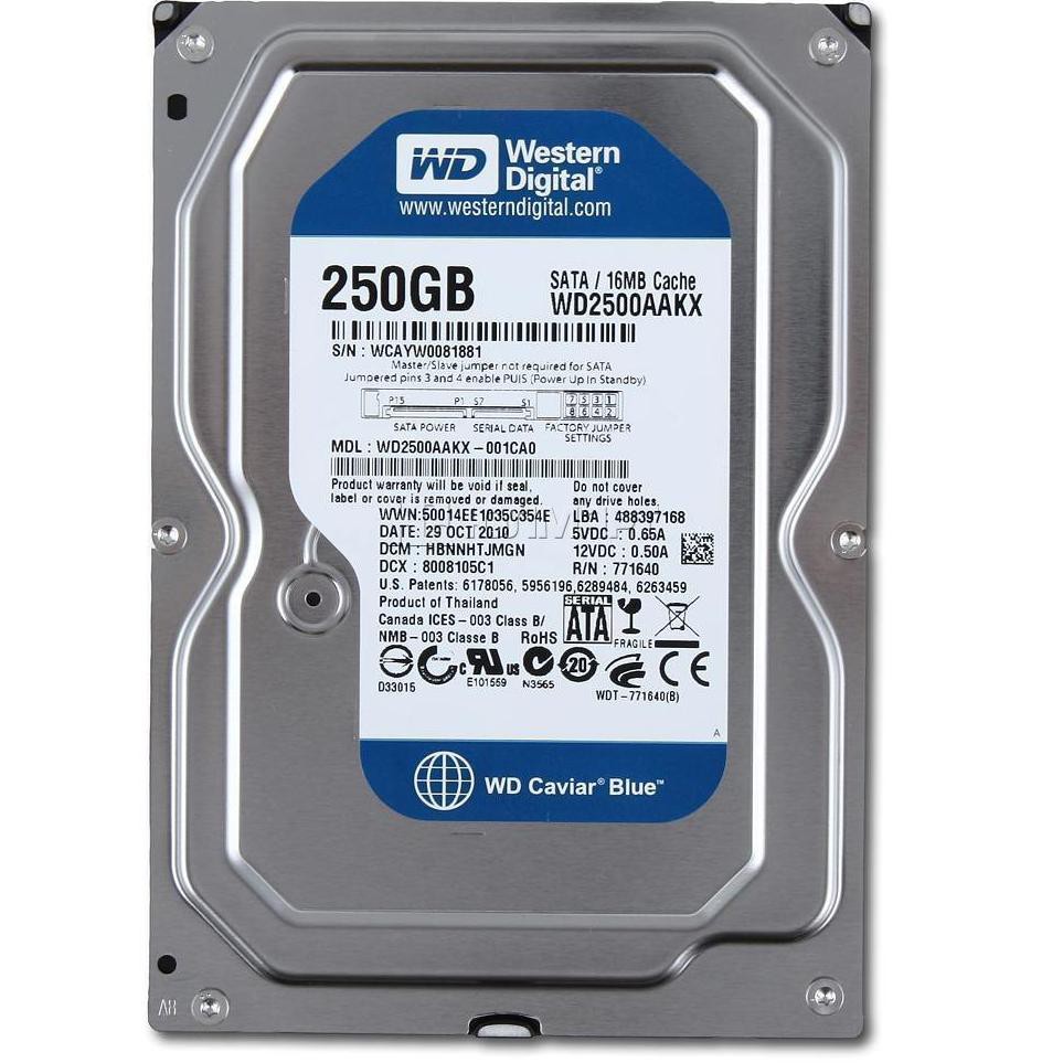 Ổ Cứng Trong 250gb Hdd Sata 3.5 Wd Etc (Art. 914) | BigBuy360 - bigbuy360.vn