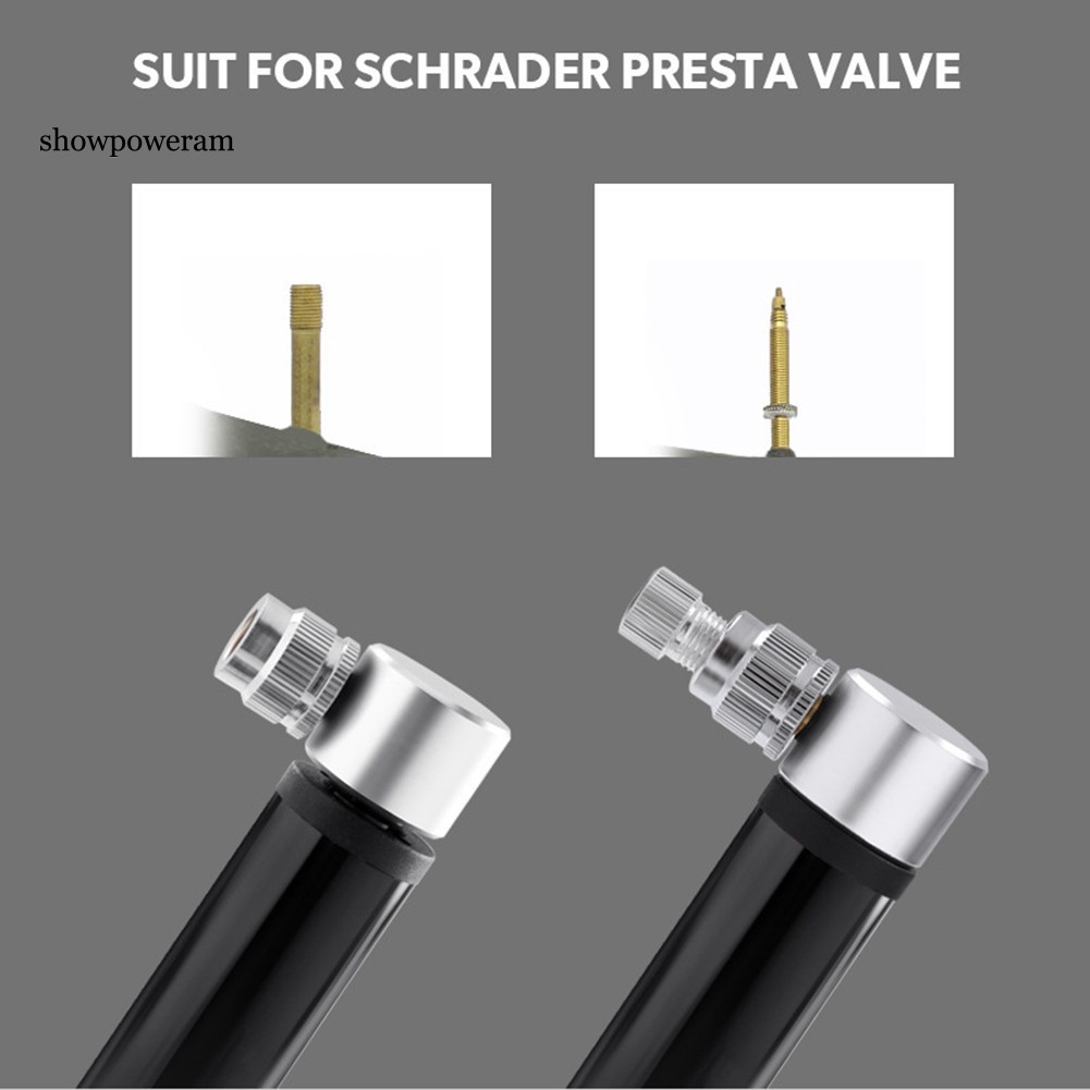 Bơm Hơi Mini Bằng Hợp Kim Nhôm Cao Cấp Tiện Dụng