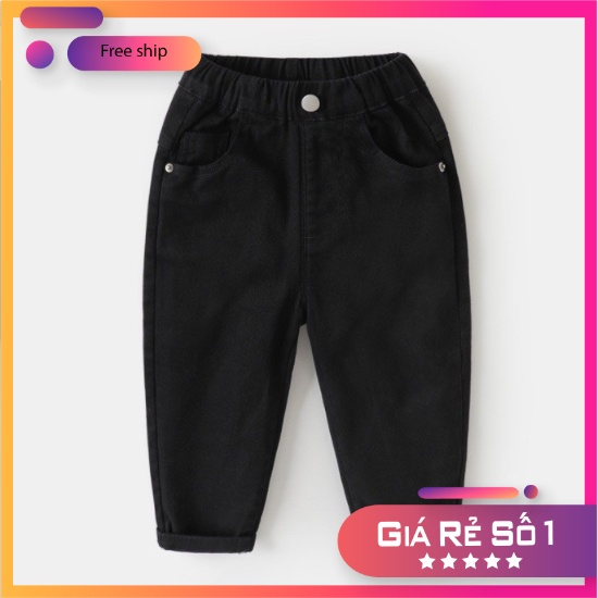 Quần Bò dài Cao cấp cho bé trai bé gái Sành điệu kiểu dáng hàn quốc 10-28kg Songngukids
