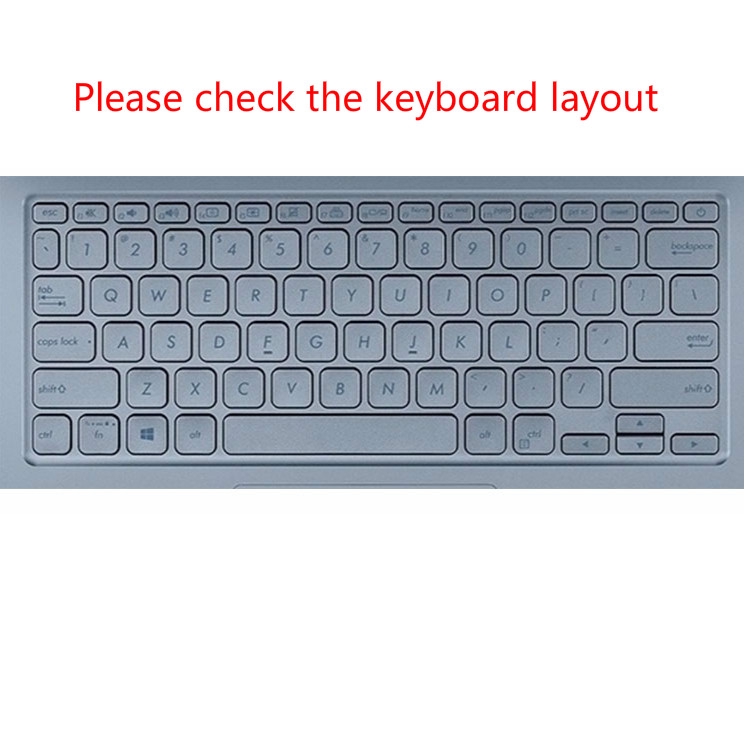 Miếng Dán Bảo Vệ Bàn Phím Bằng Silicon Siêu Mỏng Cho Laptop Asus Prado Y406U 14 Inch
