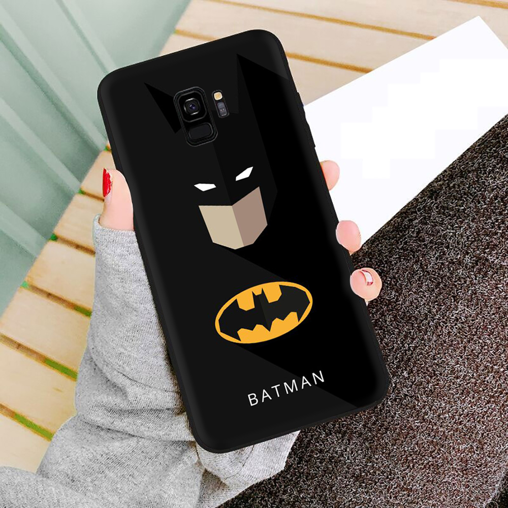 Ốp Điện Thoại Tpu Mềm Chống Rơi In Logo Batman Cho Samsung S7 S8 S9 S7 Edge S8 Plus