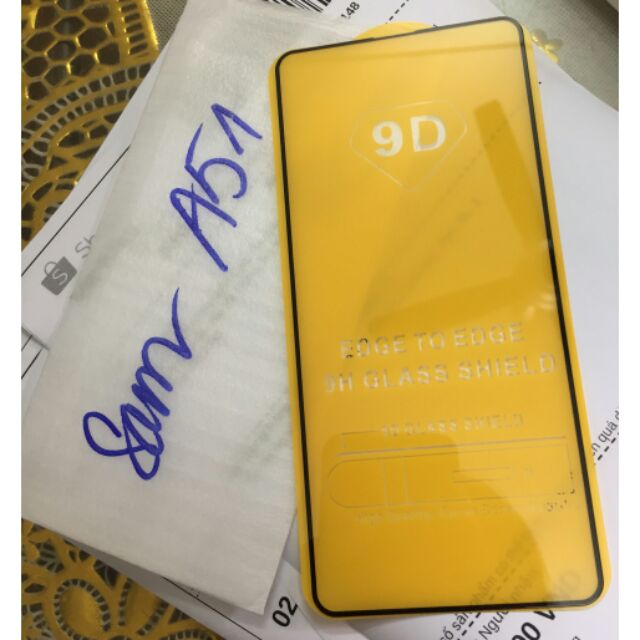 Kính cường lực 9D Samsung A51 2019(mới) full màn hình