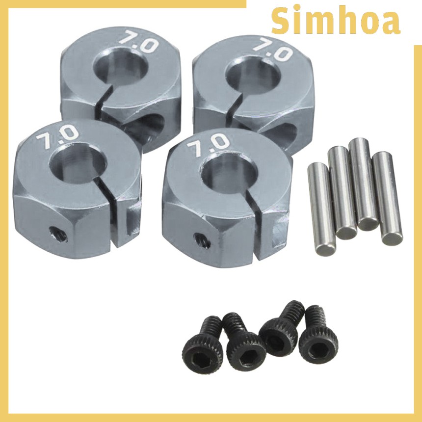 RC Bộ 4 Trục Bánh Xe Ô Tô Đồ Chơi Tỉ Lệ 1: 10 Hsp 12mm