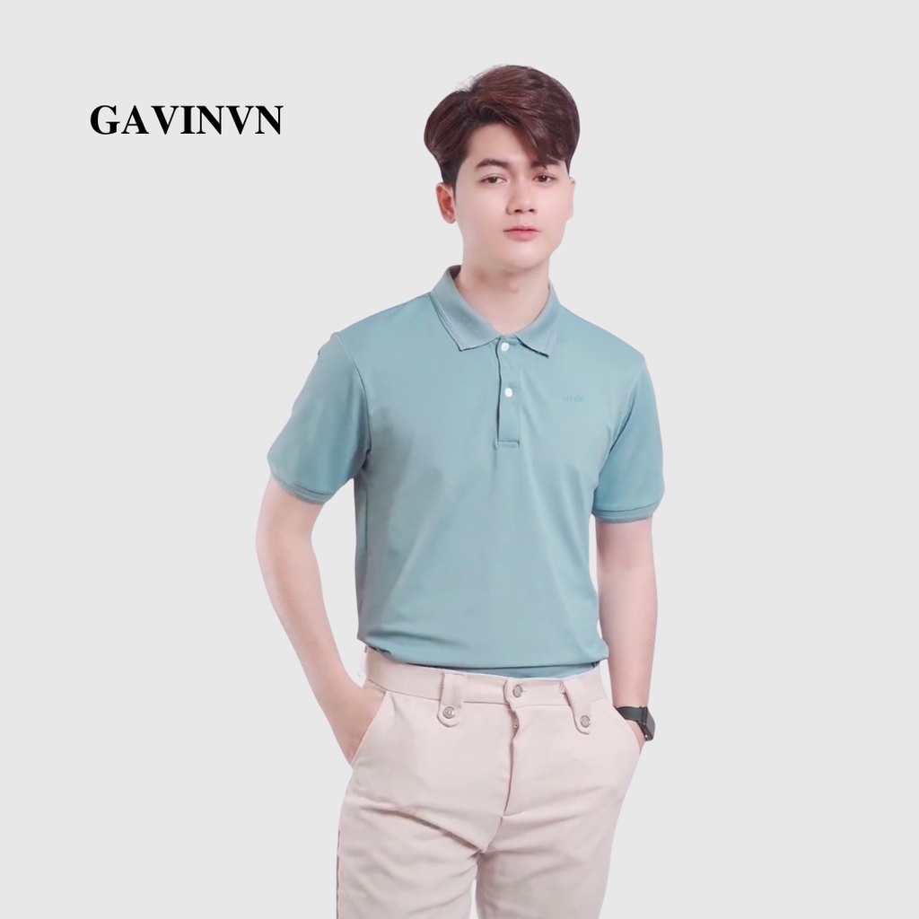 Áo thun nam polo cổ bẻ trơn basic ngắn tay vải cotton cá sấu phong cách trẻ trung Hidoli- Gavin (POLO22)