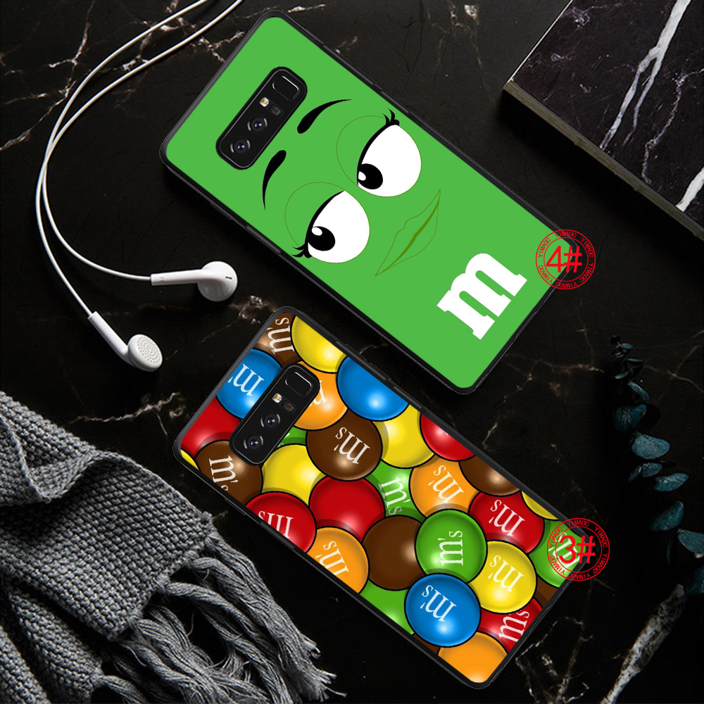 Samsung A31 A42 A02 A12 A32 A52 A72 F62 M62 Soft Case M&M's Chocolate