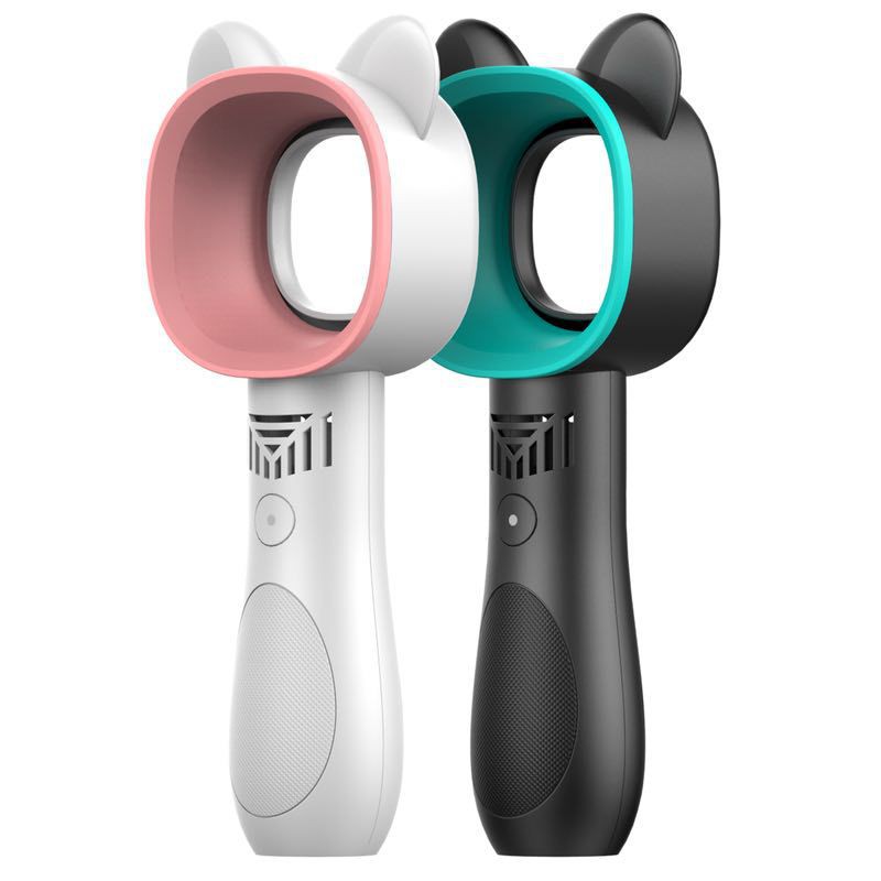 Quạt mini cầm tay thiết kế không cánh kết hợp cổng sạc USB hiện đại. Quạt cầm tay tích điện | BigBuy360 - bigbuy360.vn