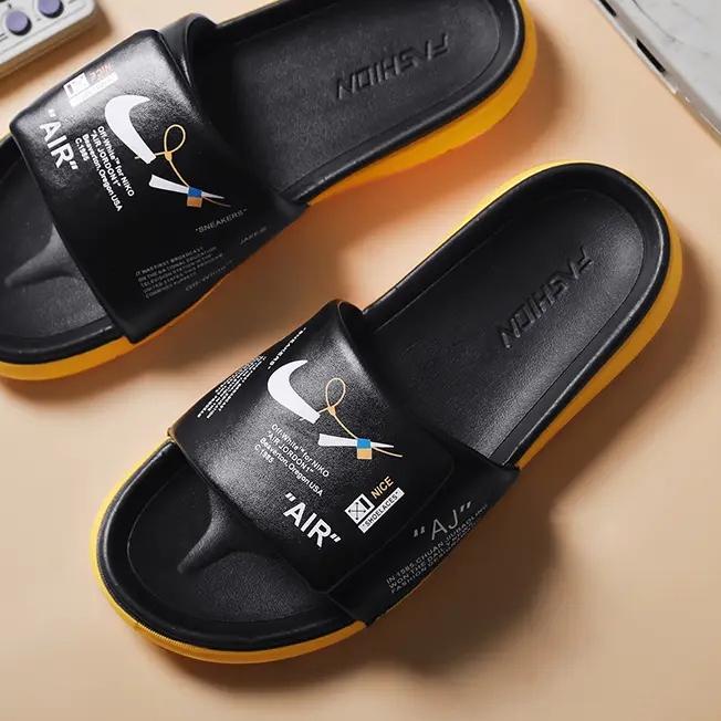 Hàng Mới Về Mới Áo Thun|Sq13 Lều Mới Nhất Dép Sandal Đi Biển Mùa Hè 2022 Chính Hãng I Slip on Móc Chống Trượt Khử Mùi Cá Nhân Hóa Cho Nam