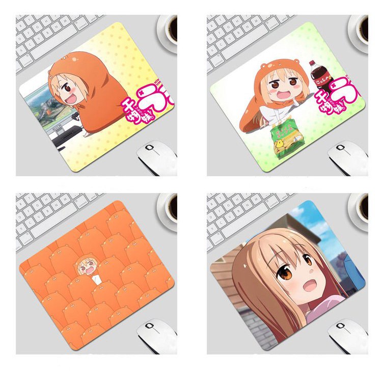 Miếng di chuột in hình Himouto! Umaru-chan CÔ EM GÁI HAI MẶT miếng kê chuột miếng lót chuột anime chibi tiện lợi