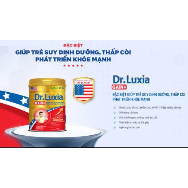 Sữa Dr Luxia Gain Nutifood 900g ( Date mới nhất )...