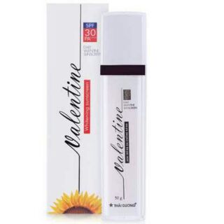 Kem trắng da chống nắng valentine spf 30