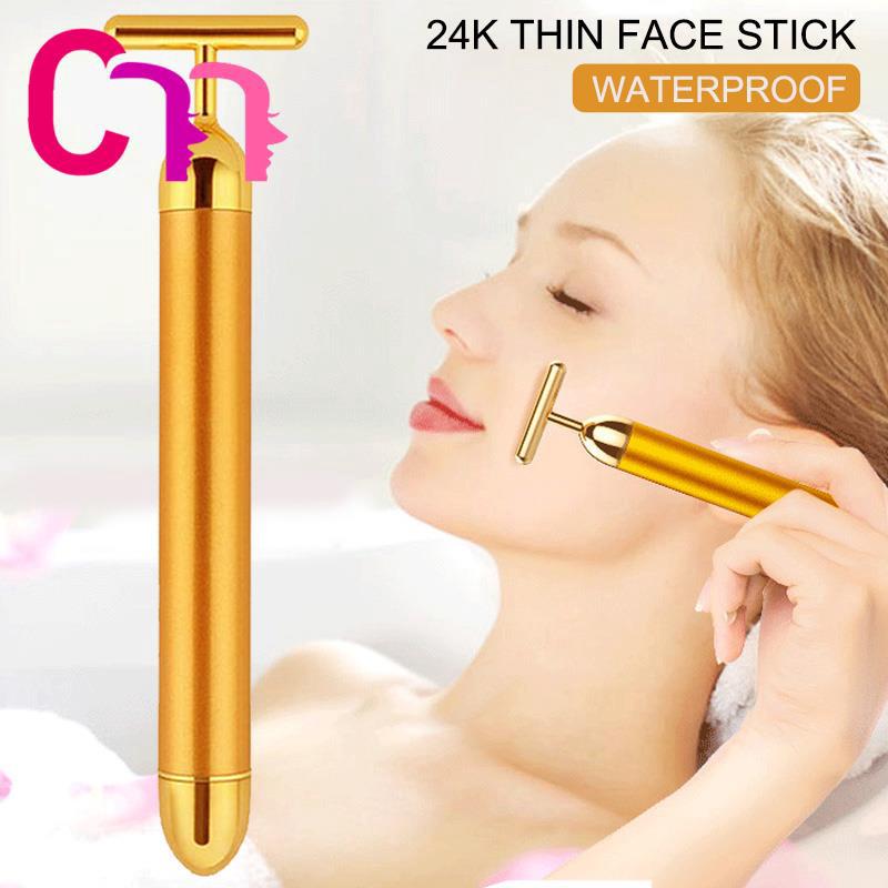 Cây lăn massage mặt bằng kim loại