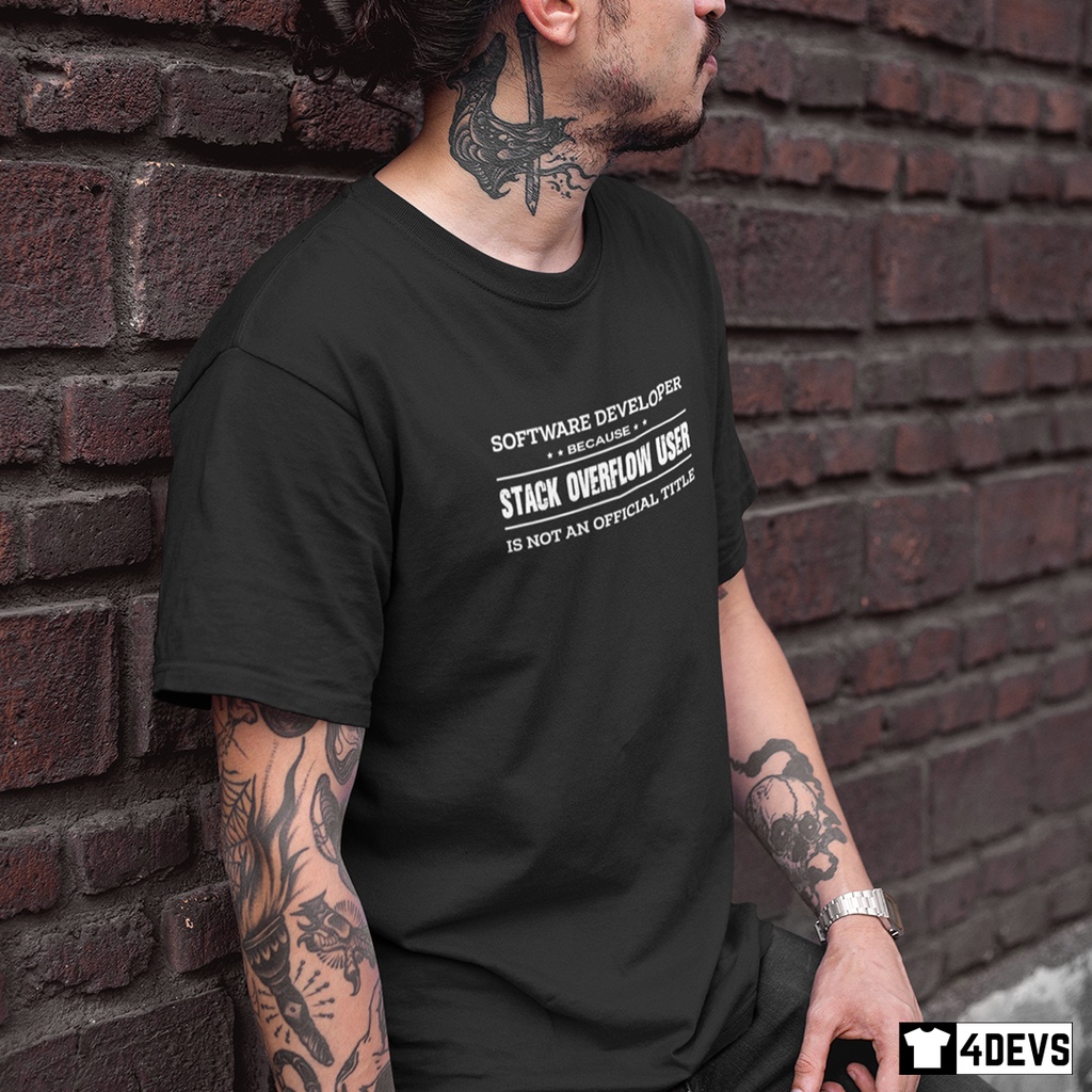 Áo thun nam Lập trình viên - Stack Overflow Developer
