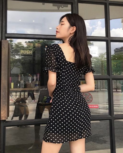 [ ĐẦM XINH KÈM ẢNH THẬT] ĐẦM ÔM VOAN LỤA HỌA TIẾT TRÁI TIM NHÍ HEART DRESS | BigBuy360 - bigbuy360.vn