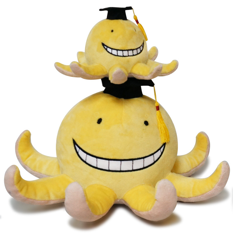 Gối Nhồi Bông Hình Bạch Tuộc Hoạt Hình YT1 Assassination Classroom Korosensei