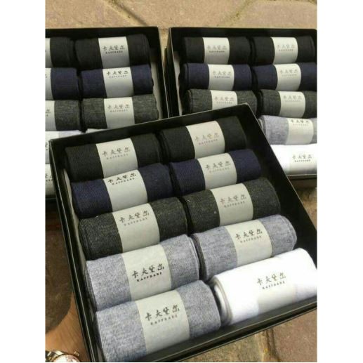 Tất Chống Thối Nam Hộp 10 đôi,Cổ Ngắn,Cổ CAO.Vớ nam sợi tre cao cấp .công nghệ nano khử mùi hôi