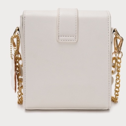 🌸Hàng Order🌸 Túi Xách Nữ CEEKAY Da Trơn Khóa Nắp Gập Quai Sách Kèm Quai Da Phối Xích Sang Chảnh Nữ Tính 🌸Hàng Quảng Châu