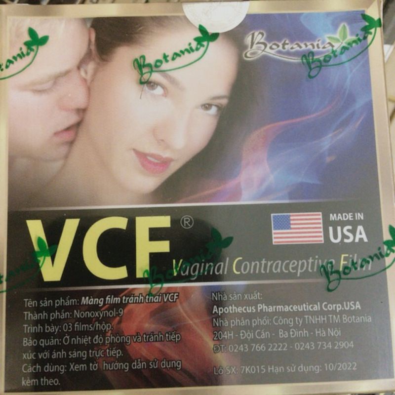 Màng phim tránh thai VCF