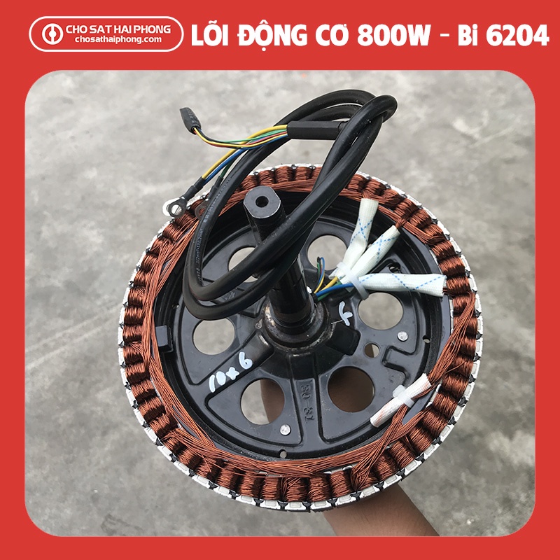 Lõi động cơ xe điện 800w 10+ vòng bi 6204 - Chợ Sắt Hải Phòng Online