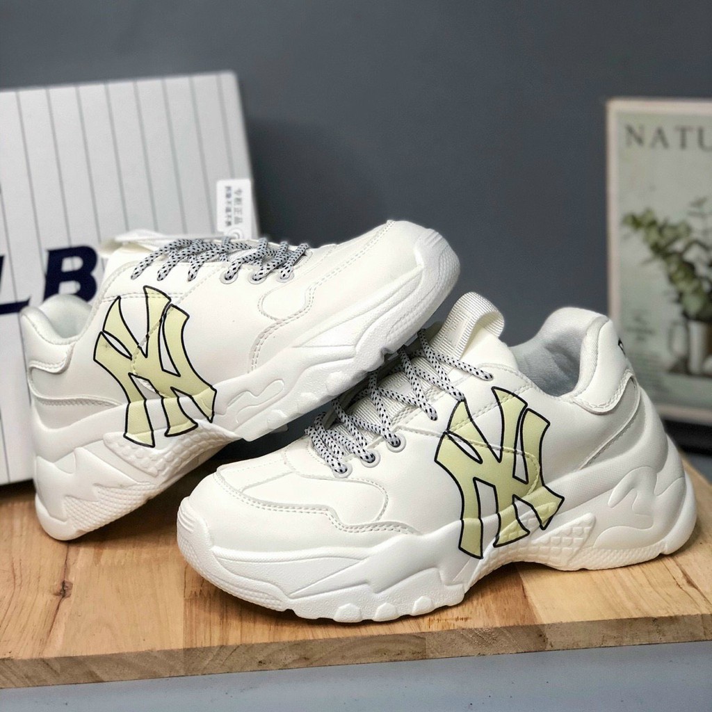 Giày sneaker MLB ⚡️𝐅𝐑𝐄𝐄 𝐒𝐇𝐈𝐏⚡️ Giày 𝙈𝙇𝘽 𝙉𝙔 vàng đế tách hàng cao cấp  chuẩn 1 1 bản trung đủ size nam nữ