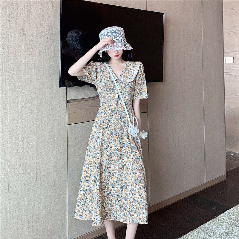 Váy hoa nhí mẫu mới nhất hàng Quảng Châu cao cấp - V112