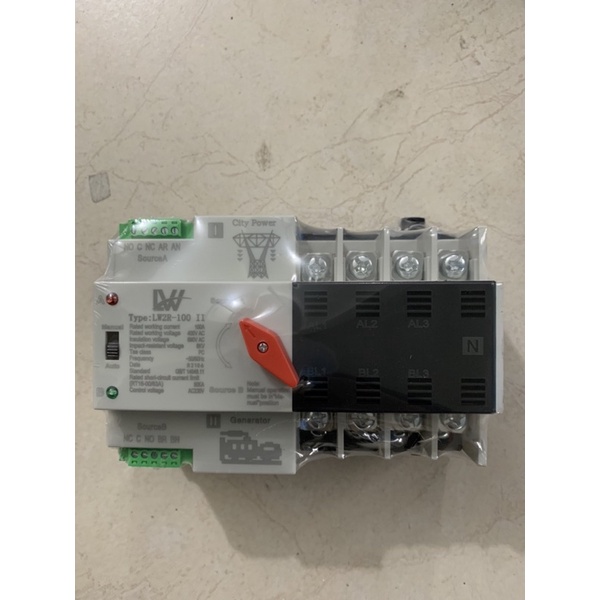 ATS Chuyển nguồn tự động không gián đoạn 4P 100A LW2R-100