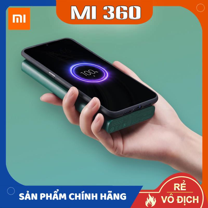 Pin Sạc Dự Phòng Không Dây Xiaomi ZMI WPB01 10000mAh✅ Sạc Cùng Lúc 3 Thiết Bị, Chuẩn Sạc Nhanh✅ Hàng Chính Hãng