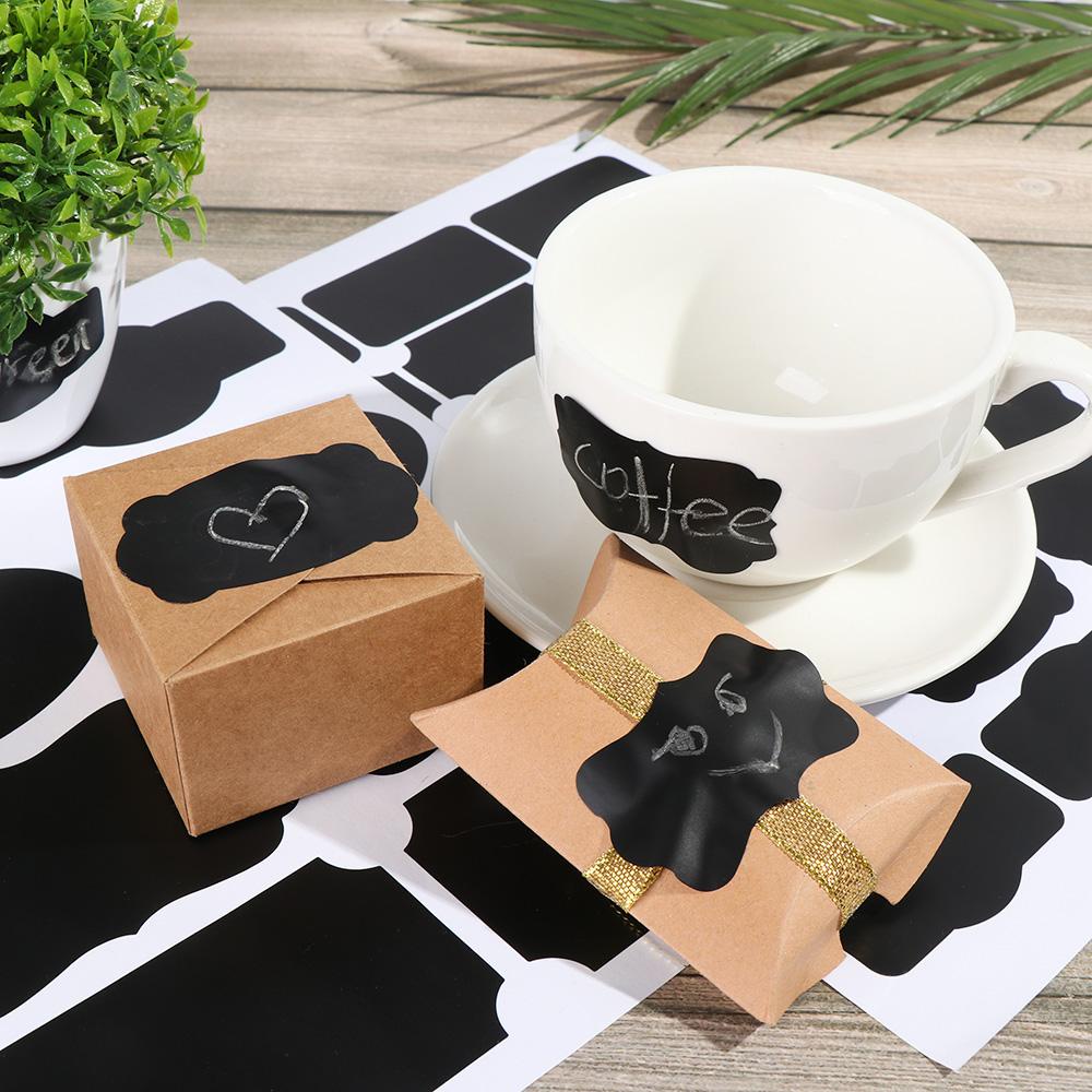 CONOPERY Nhãn Dán Lọ Mứt Bằng Bảng Đen Chống Thấm Nước Tiện Dụng