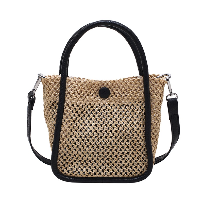Túi cói Vai Bằng Rơm Đan Thời Trang Đi Biển Mới Dành Cho Mẹ Và Bé 2022