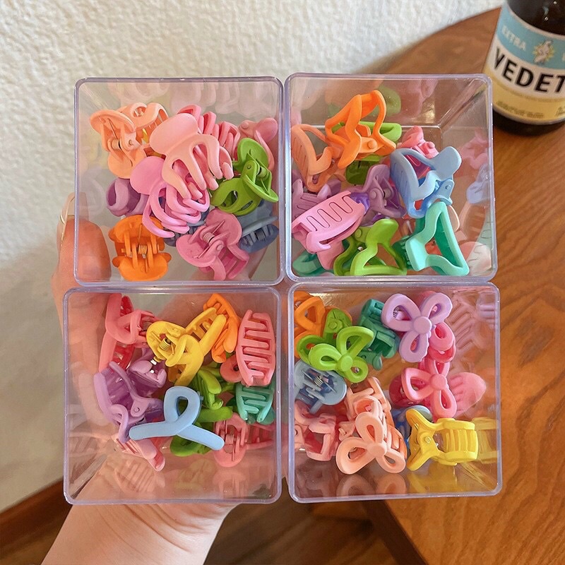 Set 10 Kẹp Tóc Mini Siêu Dễ Thương Cho Bé