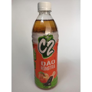 C2 vị Đào Hồng Trà chai 455ml x 6 chai