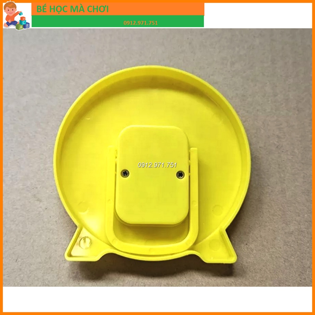 Đồng hồ nhựa vàng dạy bé tập xem giờ trực quan